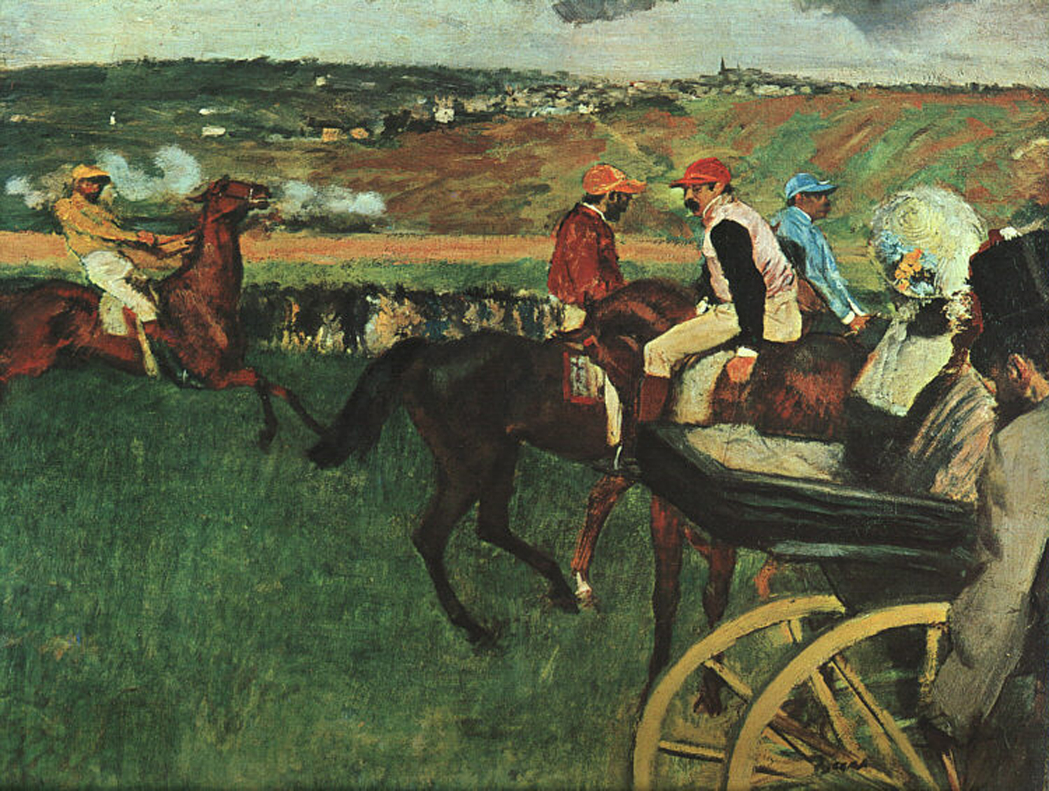 At the Races, c. 1877-80