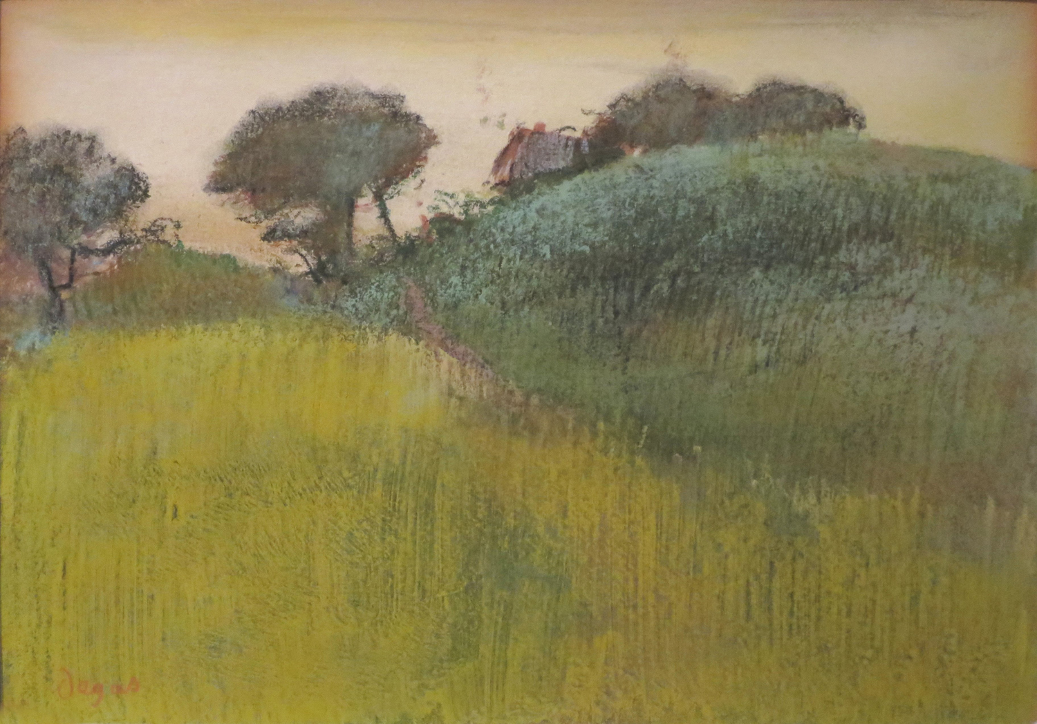 Wheat Field and Green Hill. C. 1890-92