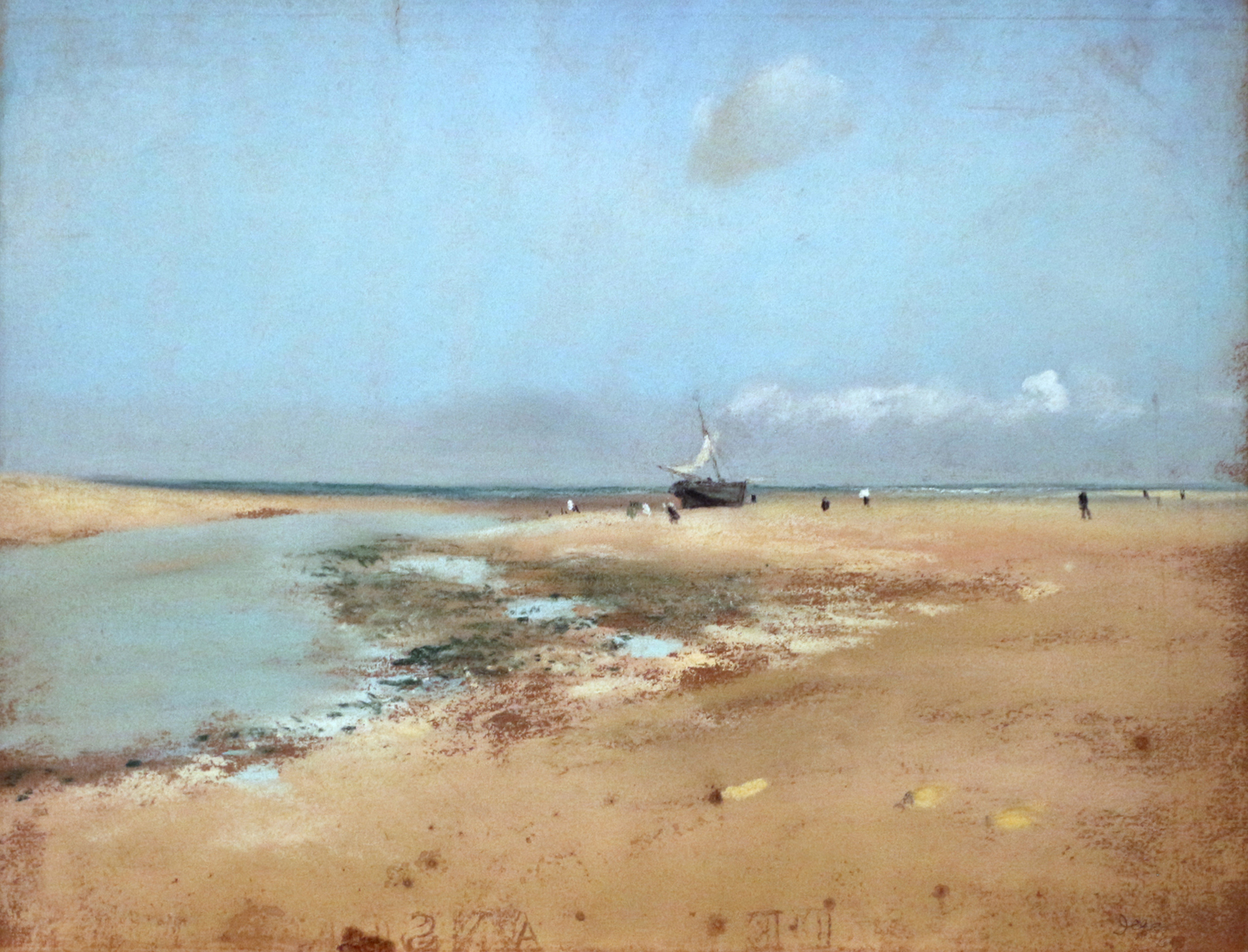 The Beach at Low Tide, 1869