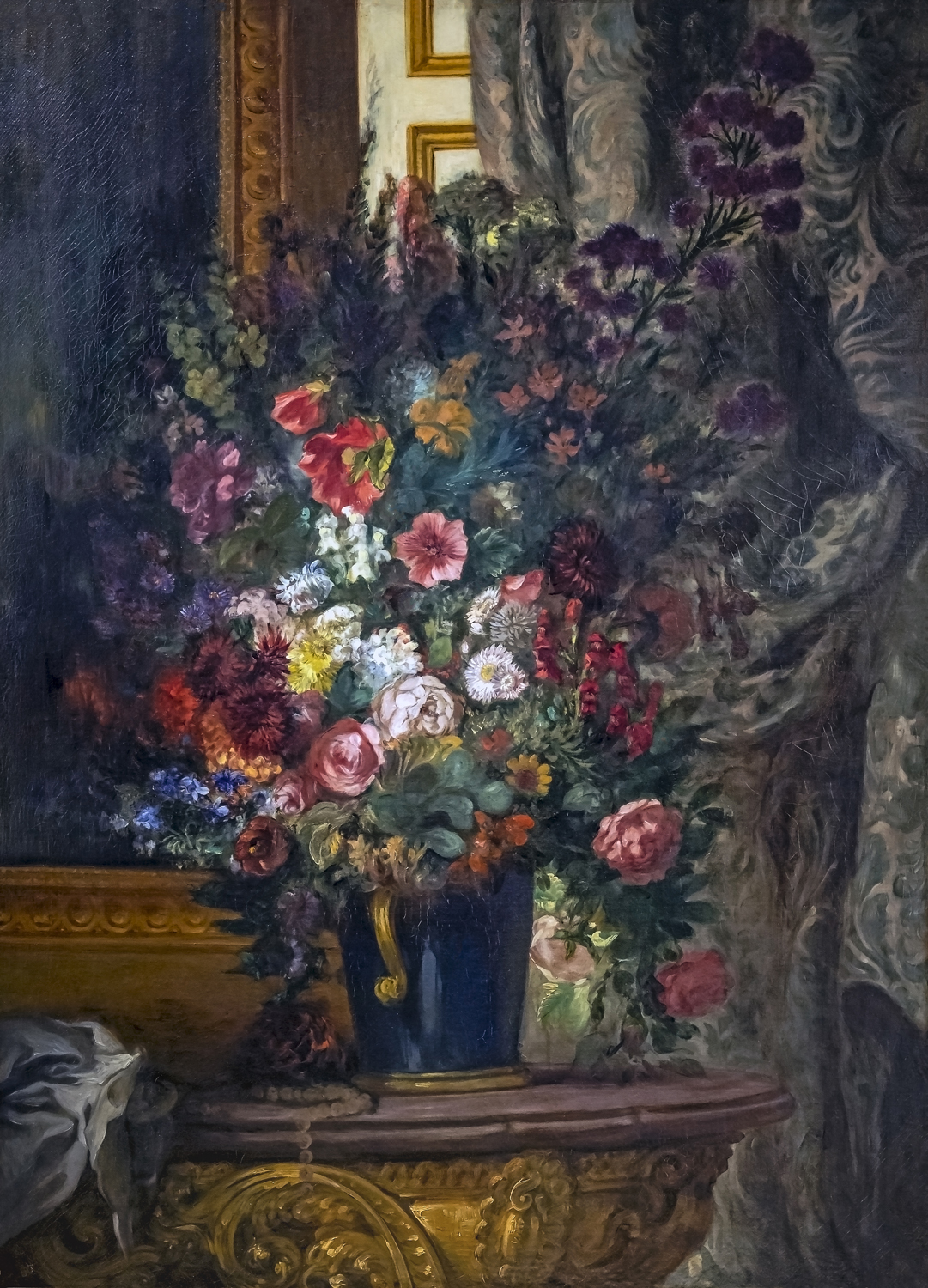 Vase of Flowers on the Console, c. 1849-50