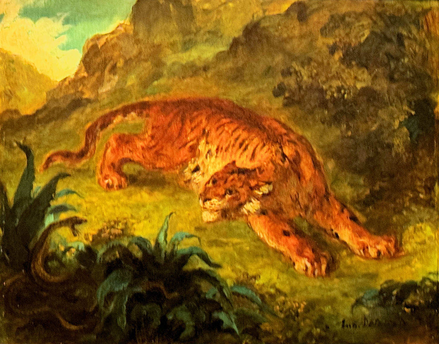 Tiger and Snake, 19th century