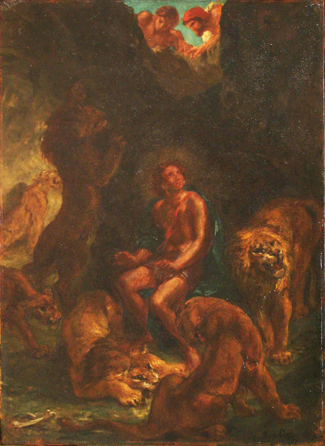 Daniel in the Lion's Den, 1849