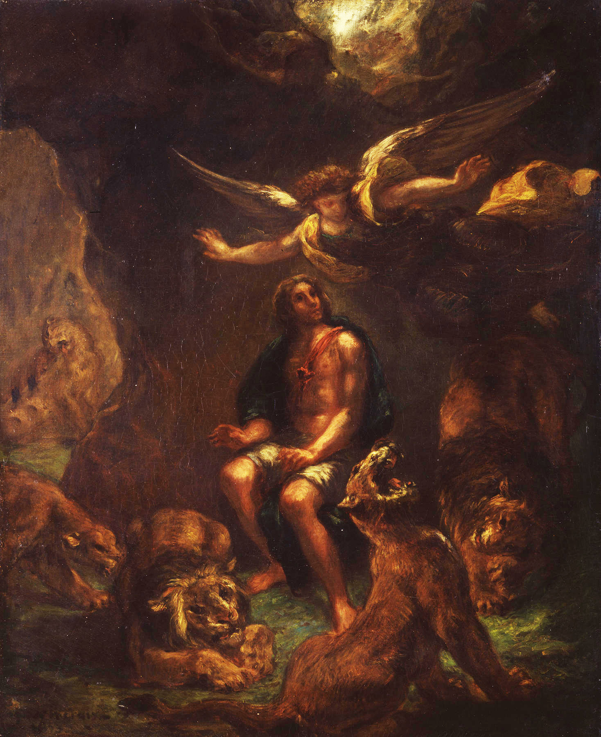 Daniel in the Lion's Den, 1853