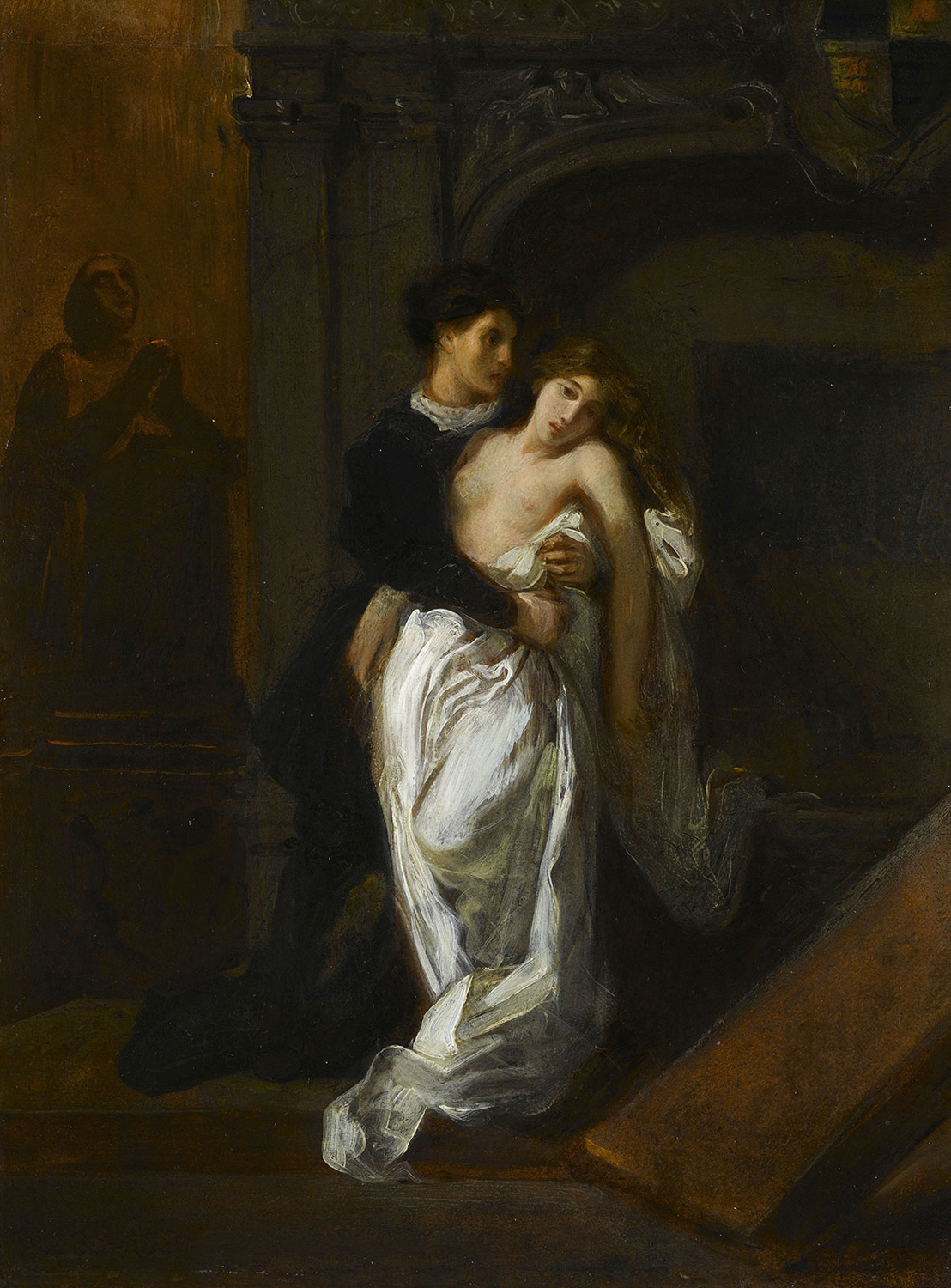 Romeo and Juliet at the Tomb of the Capulets, c. 1850