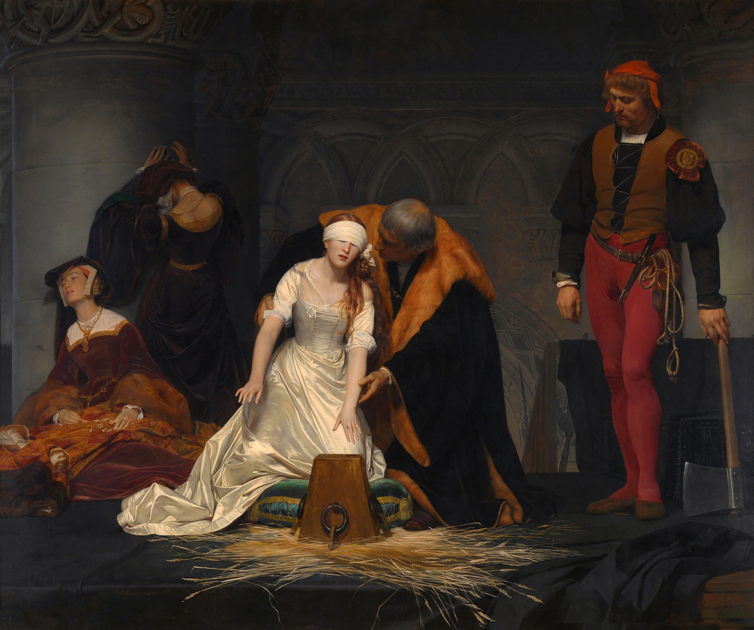 The Execution of Lady Jane Grey in the Tower of London in 1554, 1833