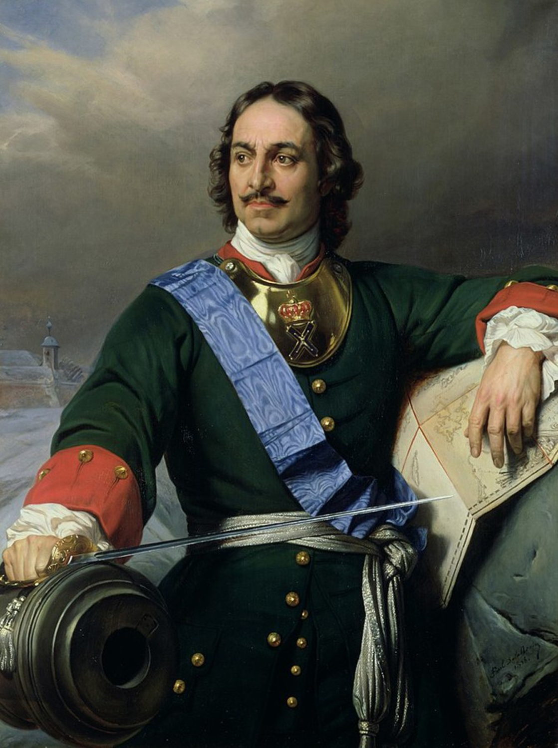 Portrait of Peter the Great, 1838