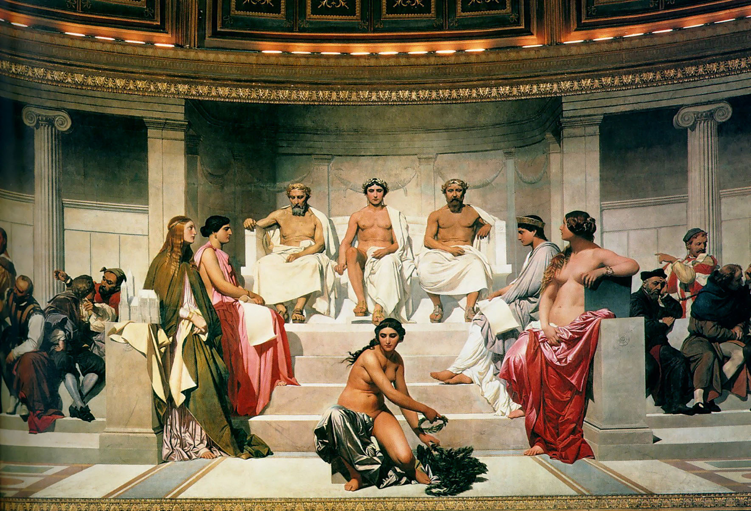 L'Hemicycle des Beaux-arts (central portion), 1841-42