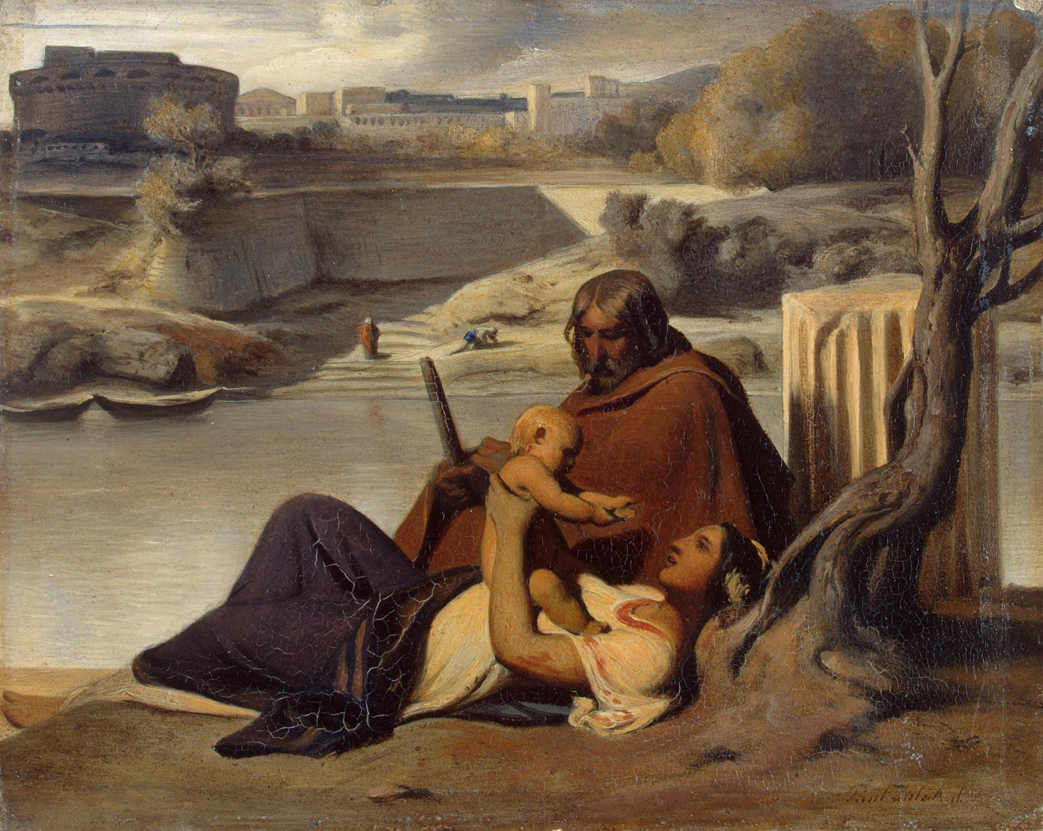 Resting on the Banks of the Tiber, c. 1834-43