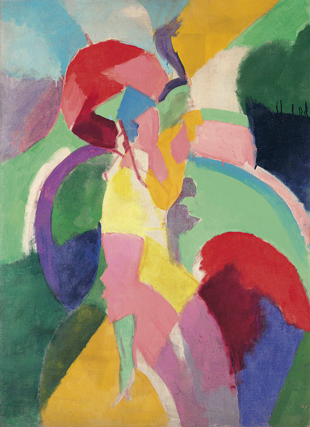 Femme a l'Ombrelle ou La Parisienne, 1913