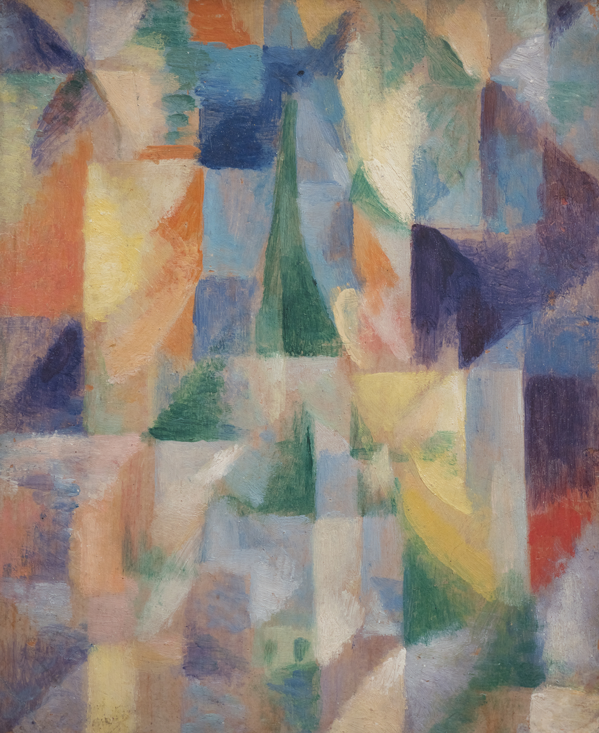 A Painting of a Green Vase On a Table, 1914