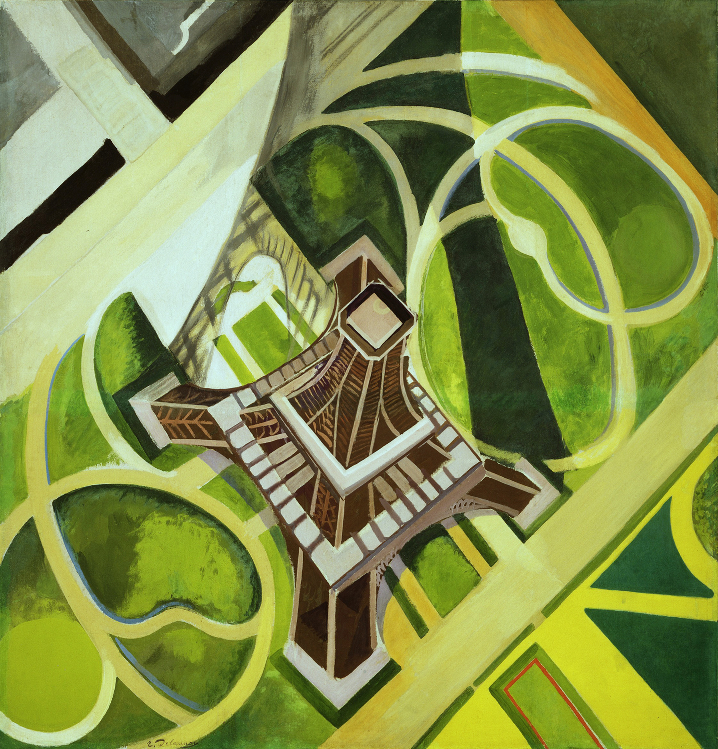 Tour Eiffel et Jardin du Champ de Mars, 1922