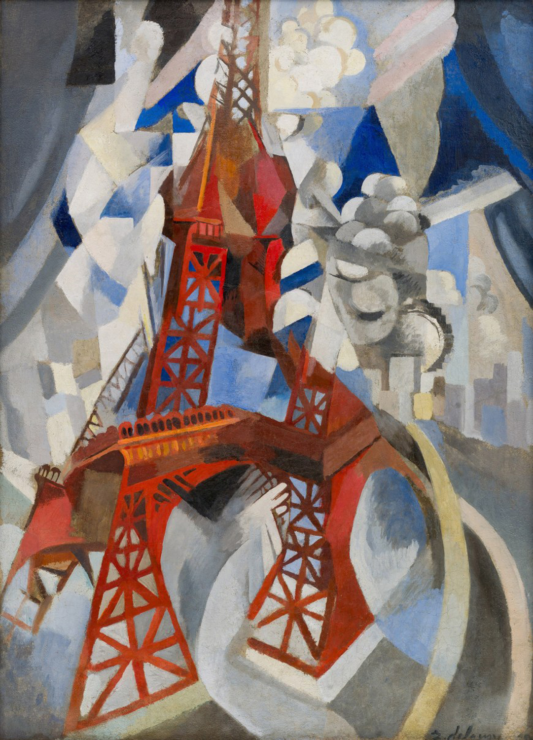 Red Eiffel Tower, 1911
