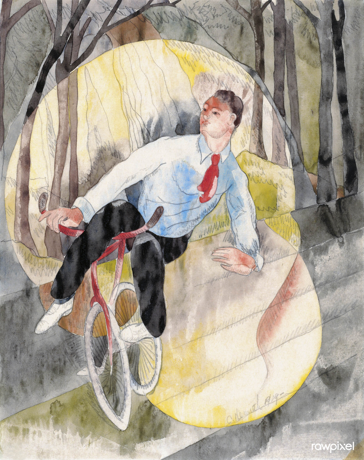 In Vaudeville (Bicycle Rider), 1919