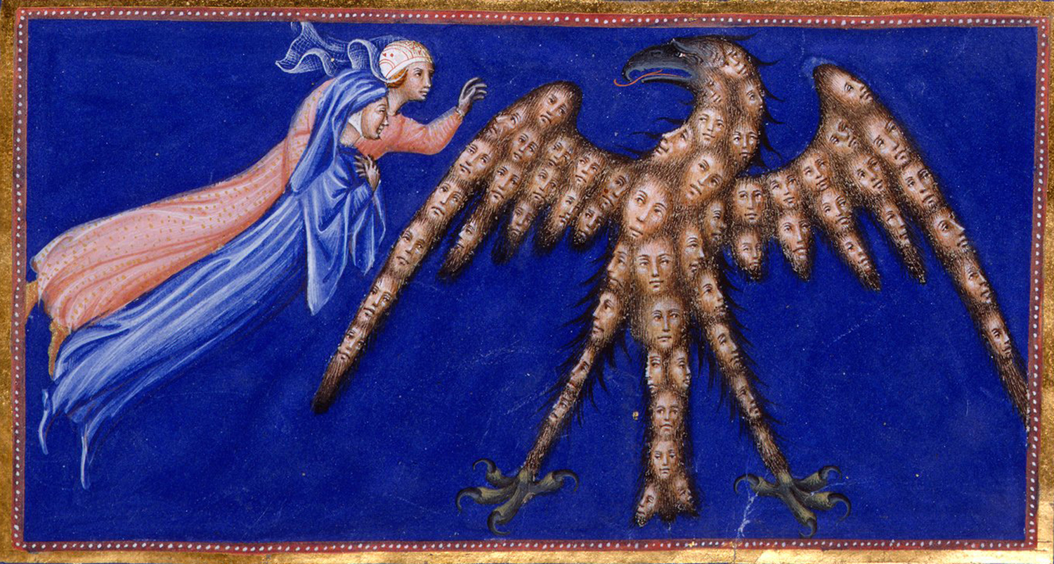 Dante and Beatrice Before the Eagle of Justice, c. 1444-50