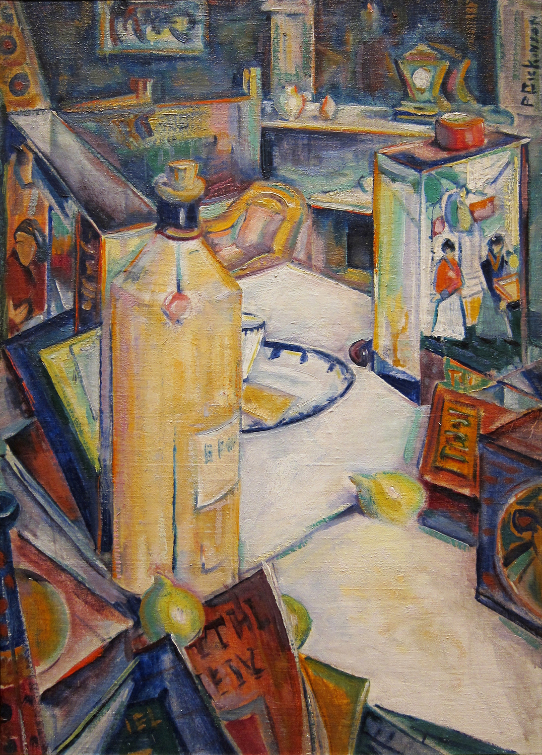 Still Life in Interior, c. 1920-22``