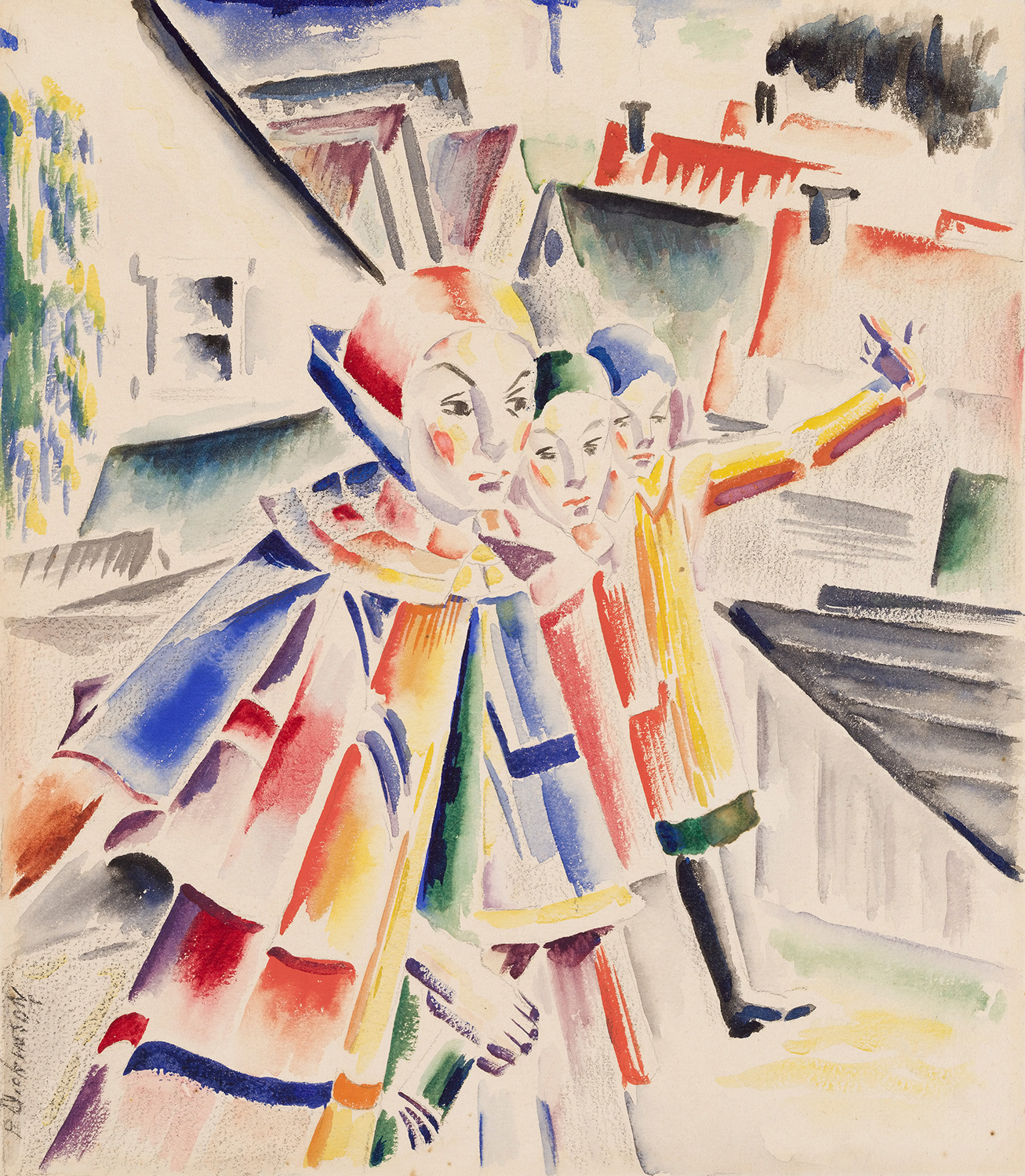 Three Girls, c. 1928-29