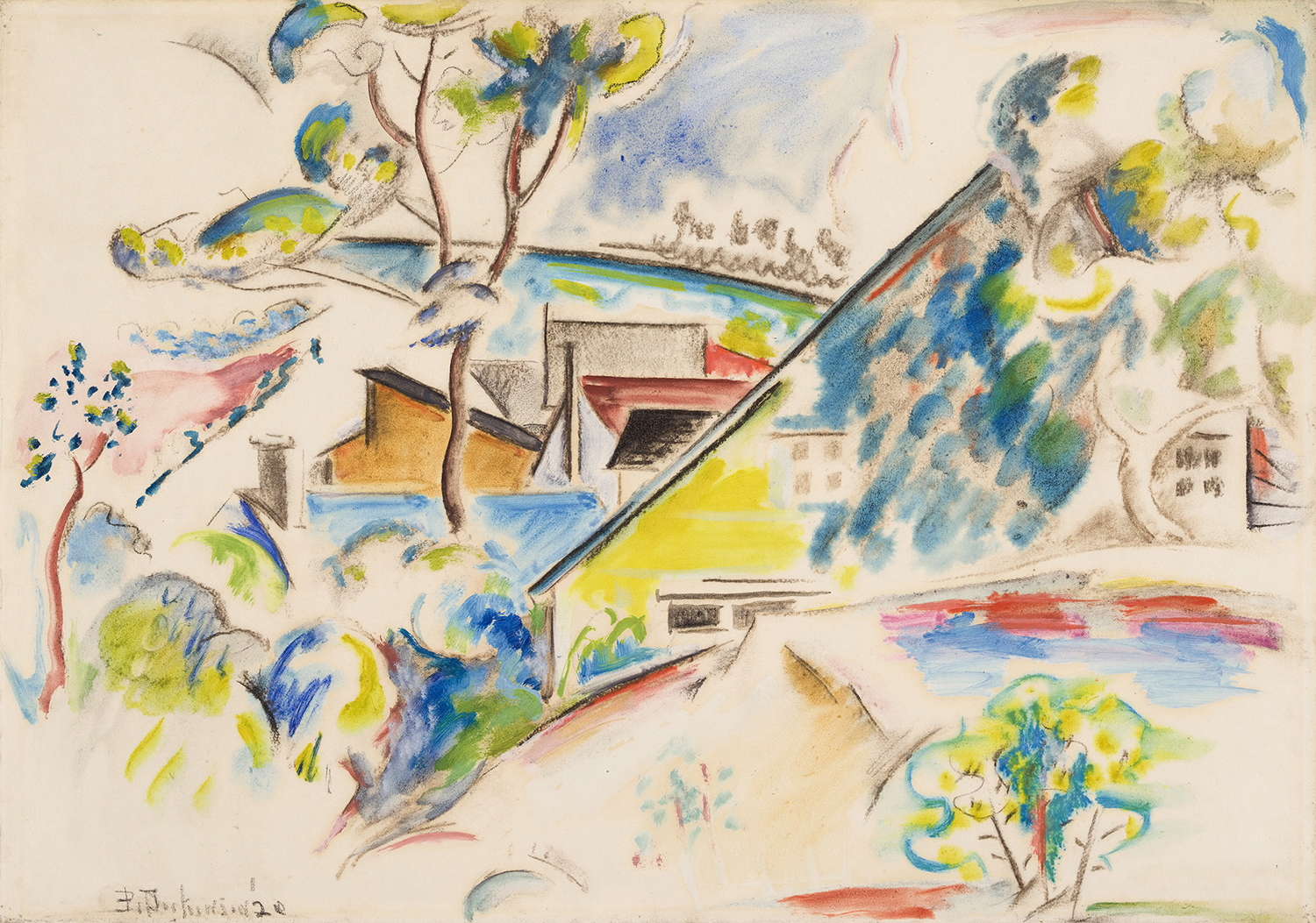 Landscape with Village, 1920