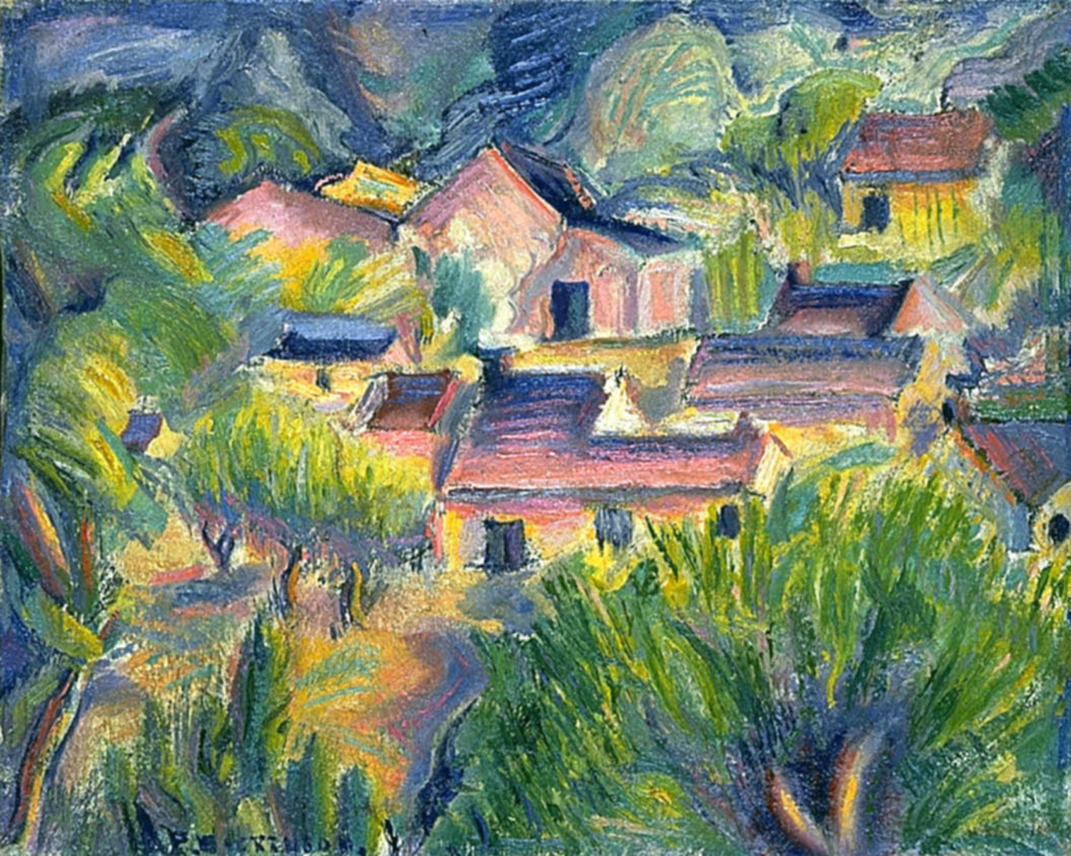 Houses and Landscape, 1918