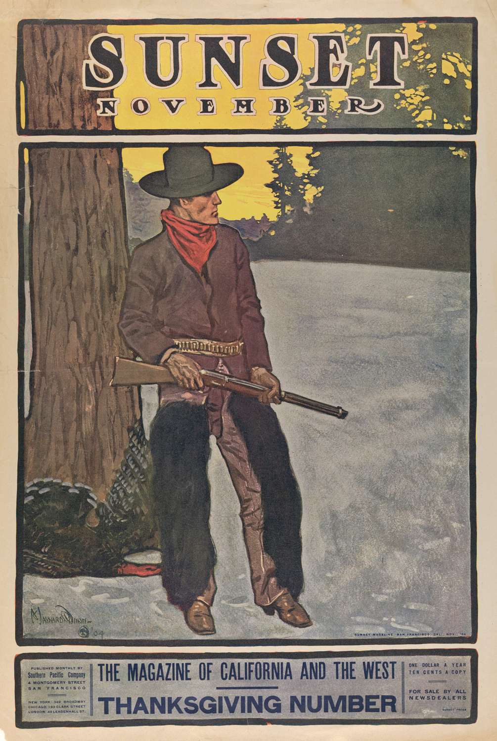 Sunset Magazine, Thanksgiving, November 1904