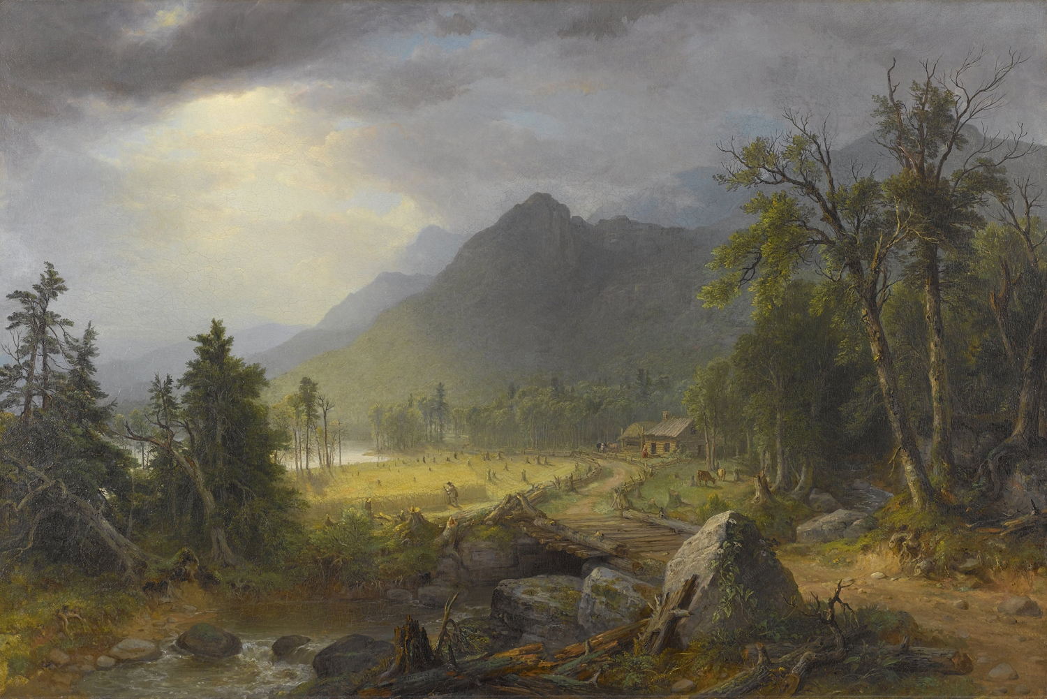 The First Harvest in the Wilderness, 1855