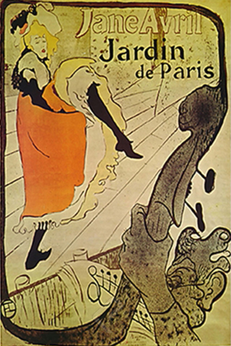 Jane Avril, Jardin de Paris, 1893