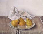 Three Pears On a Plate
