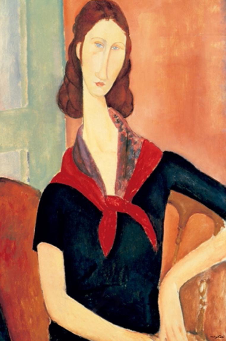 Young Woman with Scarf