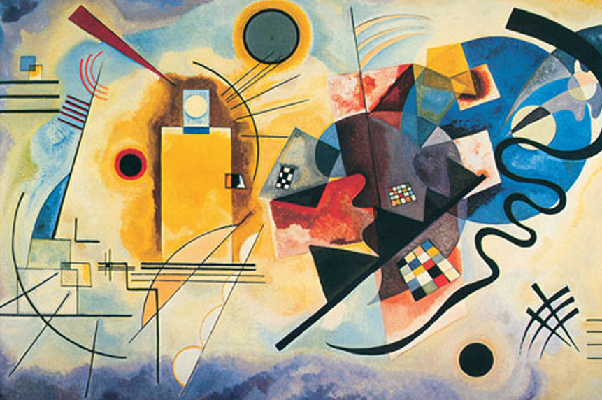 Gelb, Rot, Blau, 1925