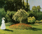 Jeanne Marguerite Lecadre in a Garden, 1867