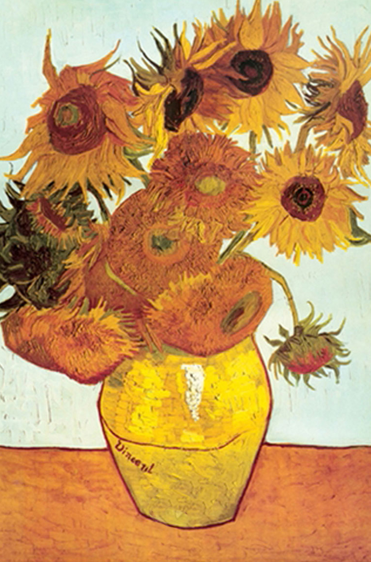 Twelve Sunflowers