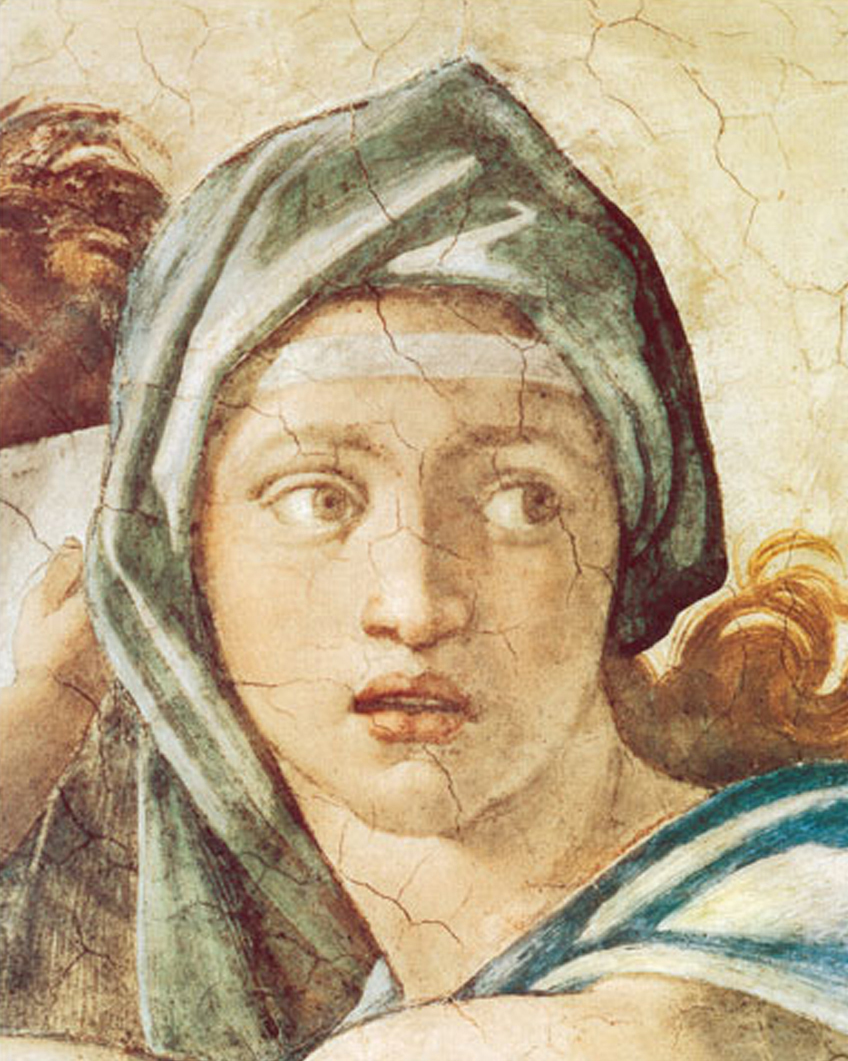 Delphic Sibyl (detail)