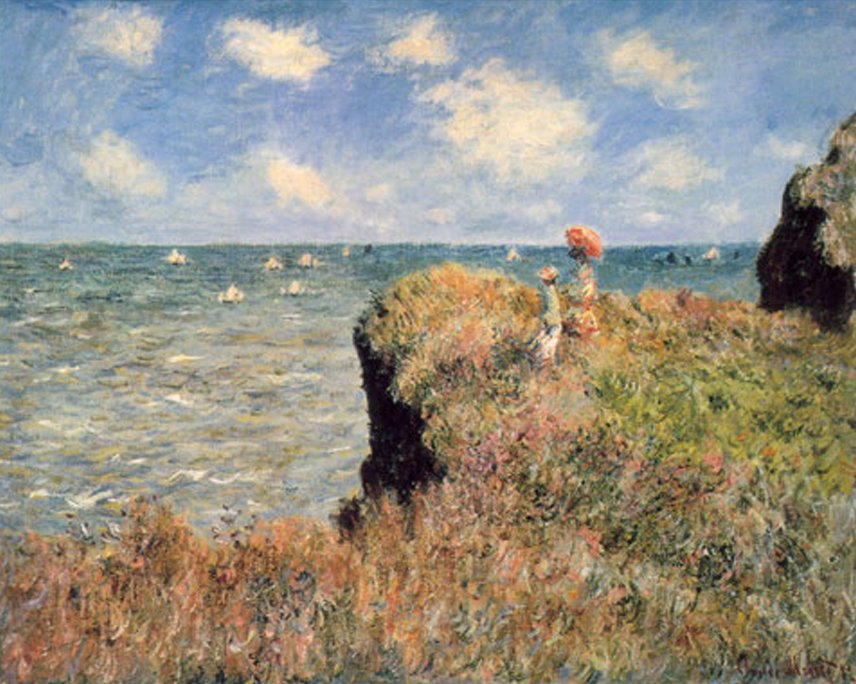 A Walk On The Cliffs At Pourville
