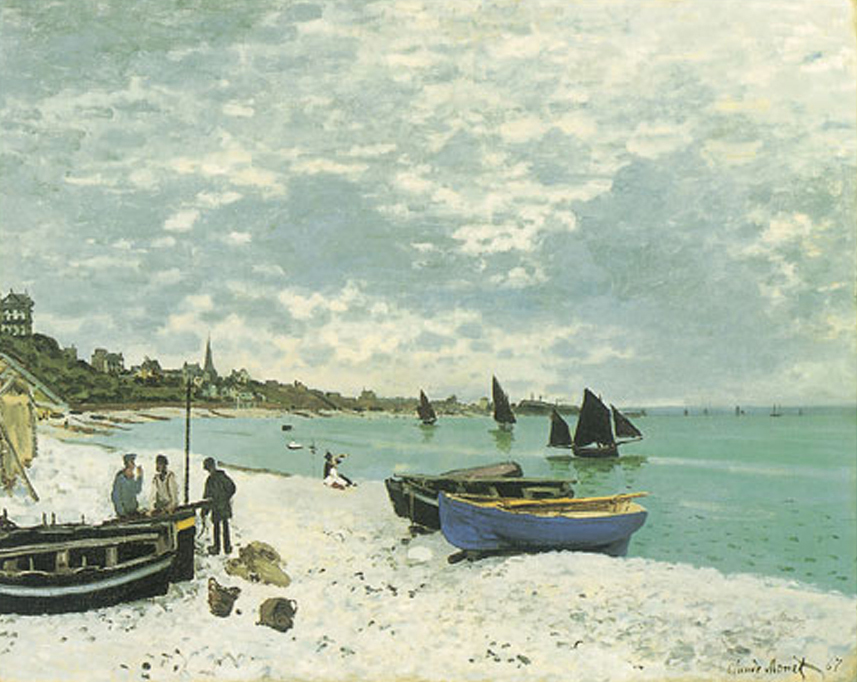 The Beach At Saint-Adresse, 1867