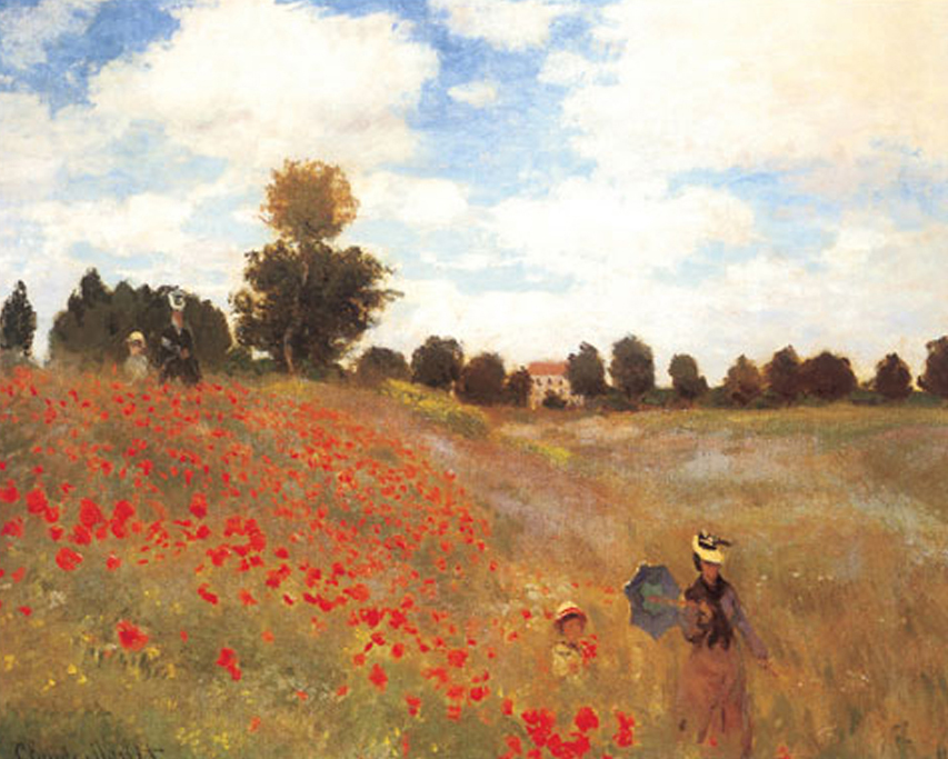 Poppy Field At Argenteuil