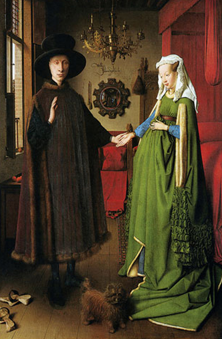 The Arnolfini Portrait (aka The Marriage Of Giovanni Arnolfini And Giovanna Cerami), 1434