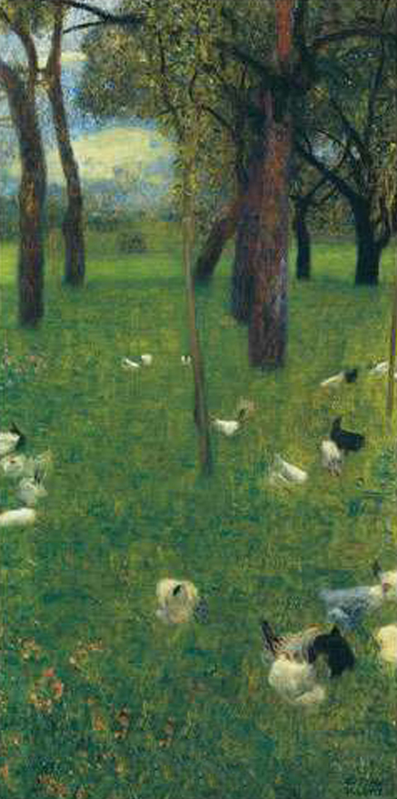 After the Rain (Garden with Chickens in St Agatha), 1898