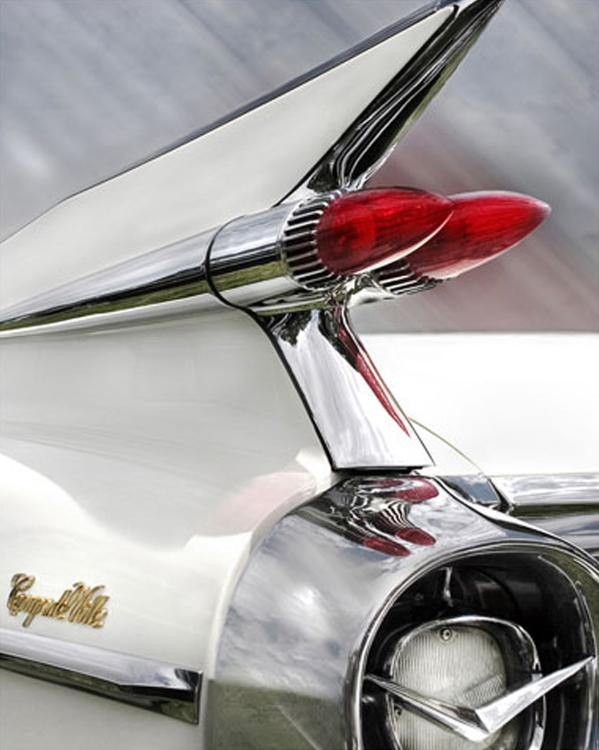 White Cadillac de Ville