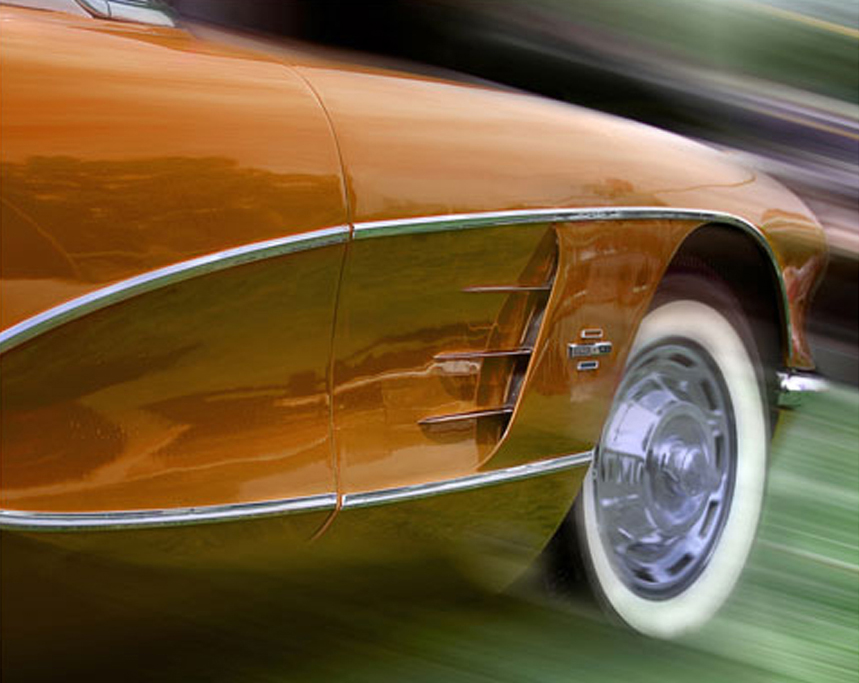 Orange Corvette