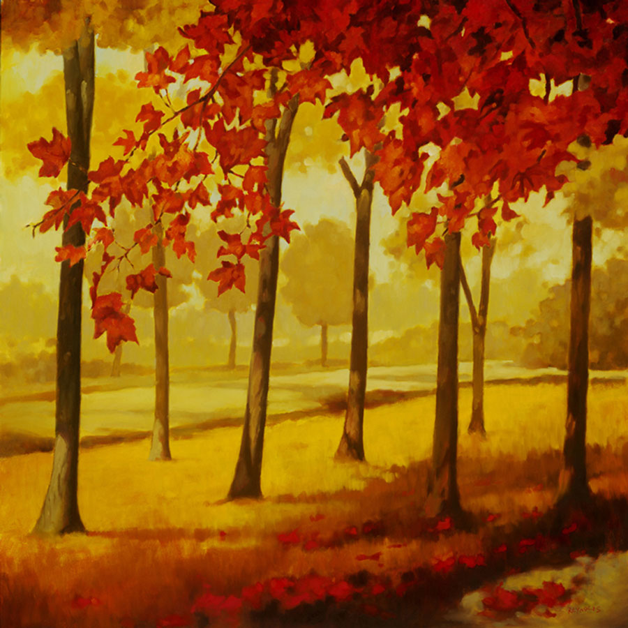Maples At Dusk I