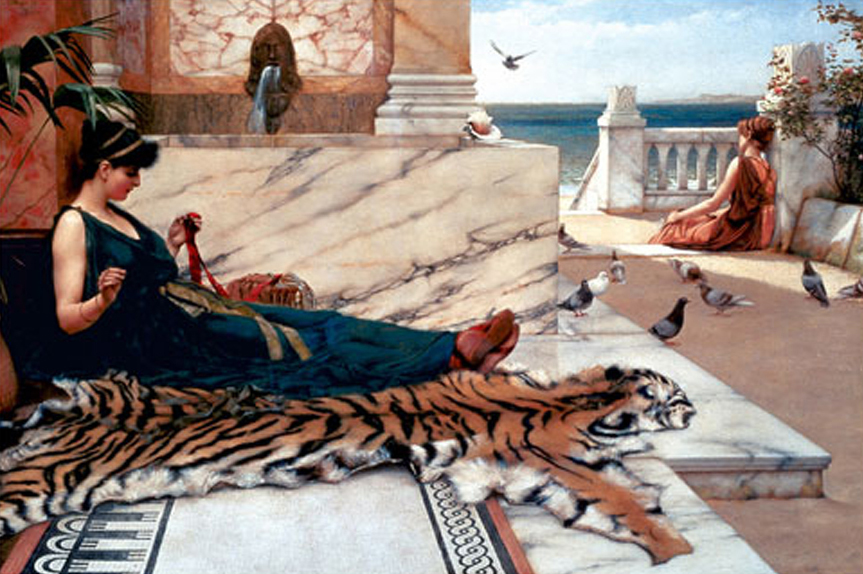 The Tiger Skin c. 1895