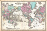 Map of the World 1855