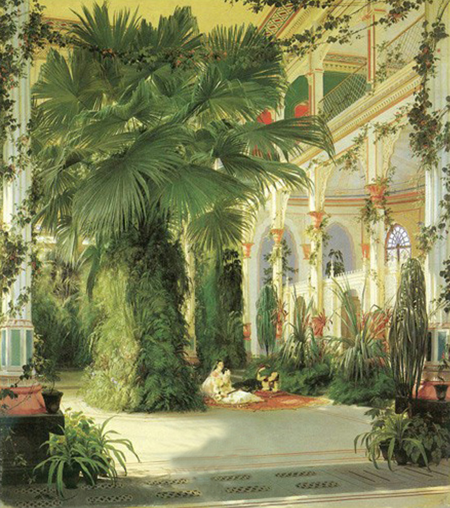 Interior Garden of the Palm House