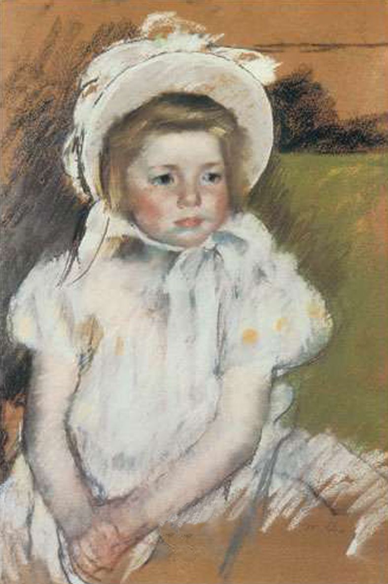 Simone In a White Bonnet