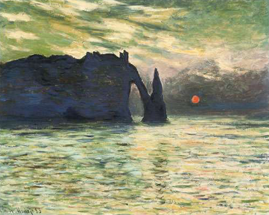 Etretat, Sunset