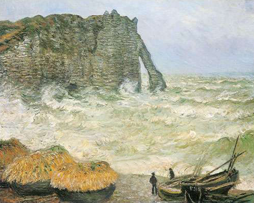 Etretat, Rough Sea