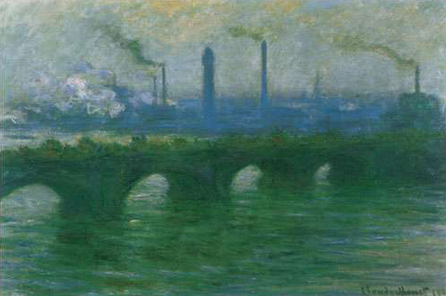Waterloo Bridge, Overcast Weather