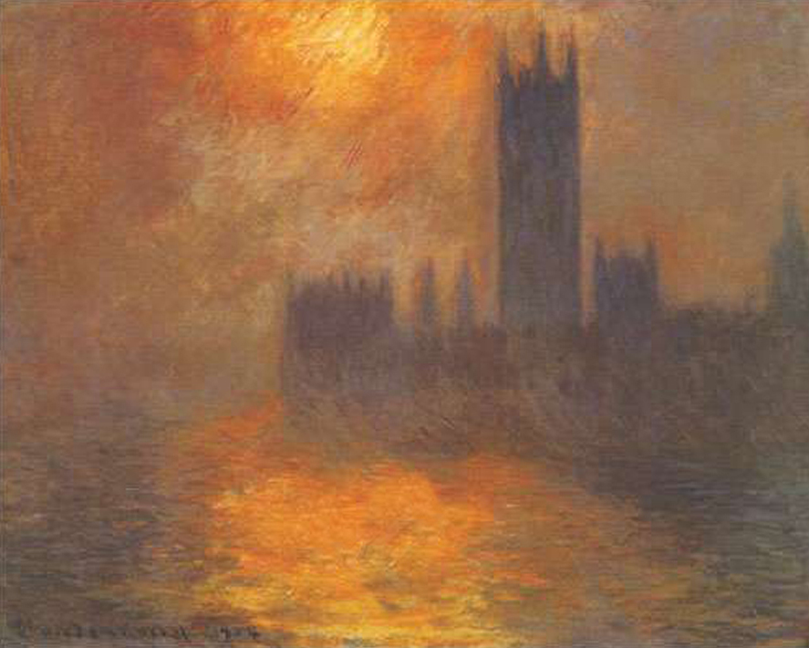 The Houses of Parliament, Sunset