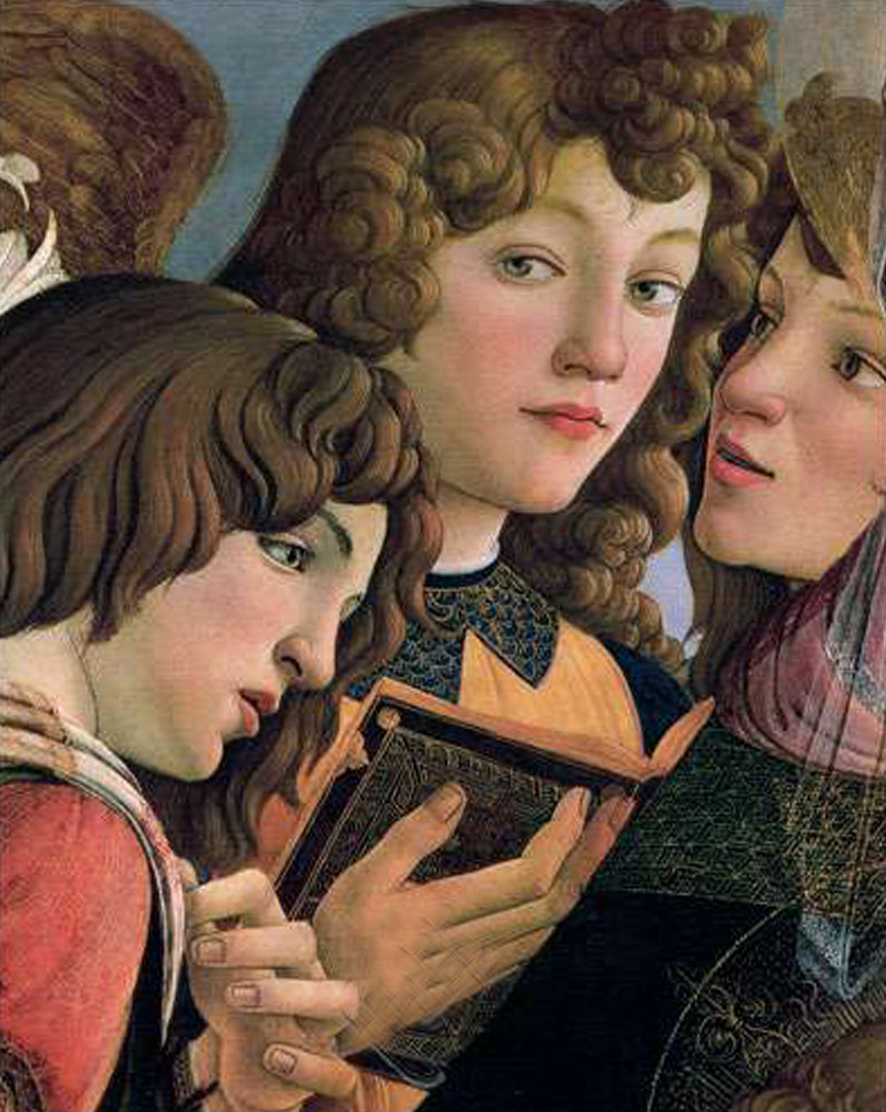 Madonna of the Pomegranate (detail)