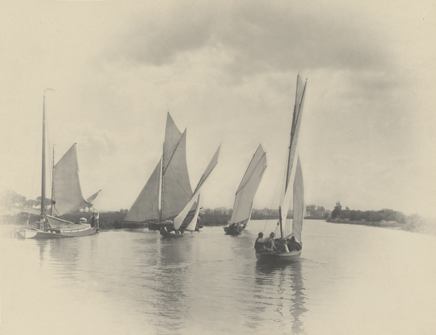 A Sailing Match at Horning, 1885