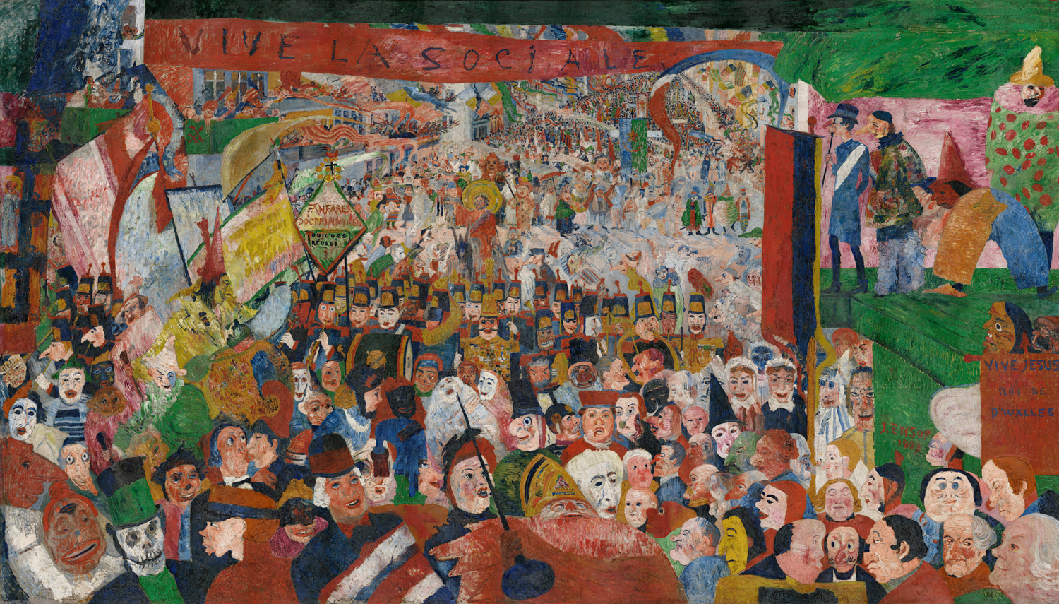 Christ's Entry into Brussels in 1889, 1888